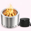 Brasero inox à faible fumée