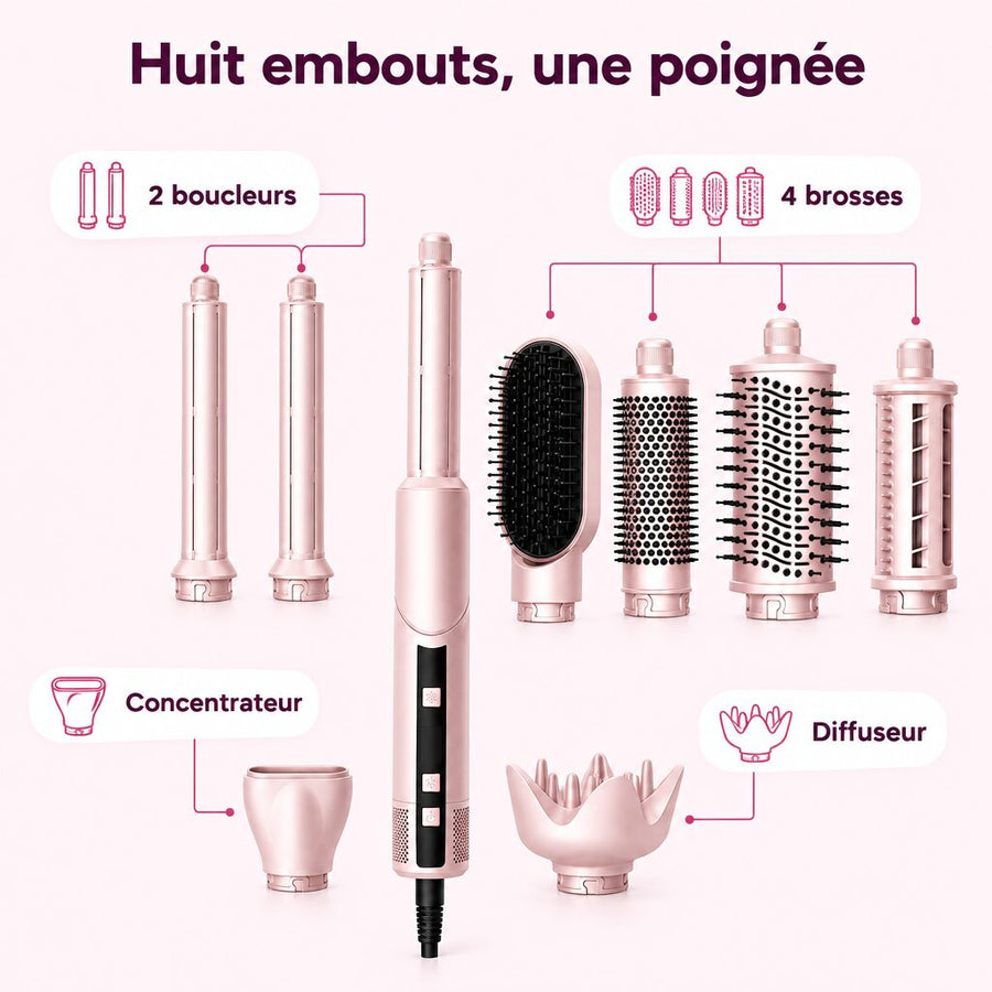 Huit embouts, une poignée