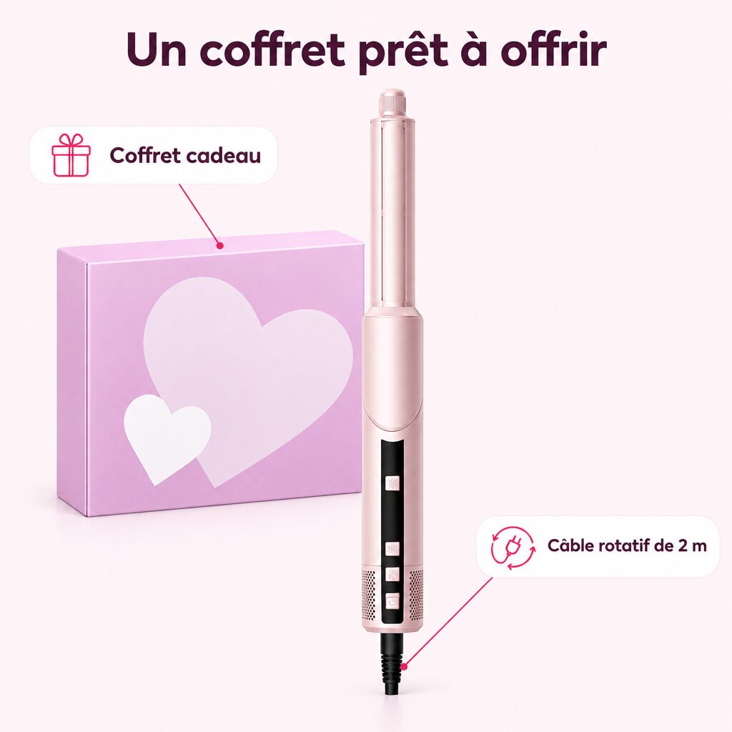 AirStyler 8 en 1 pliable : caractéristiques