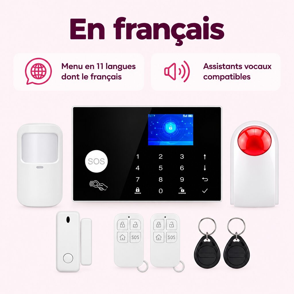 Kit alarme Wi-Fi et 4G : caractéristiques