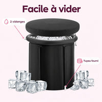 Bain glacé pliable : caractéristiques