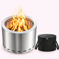 Brasero inox à faible fumée