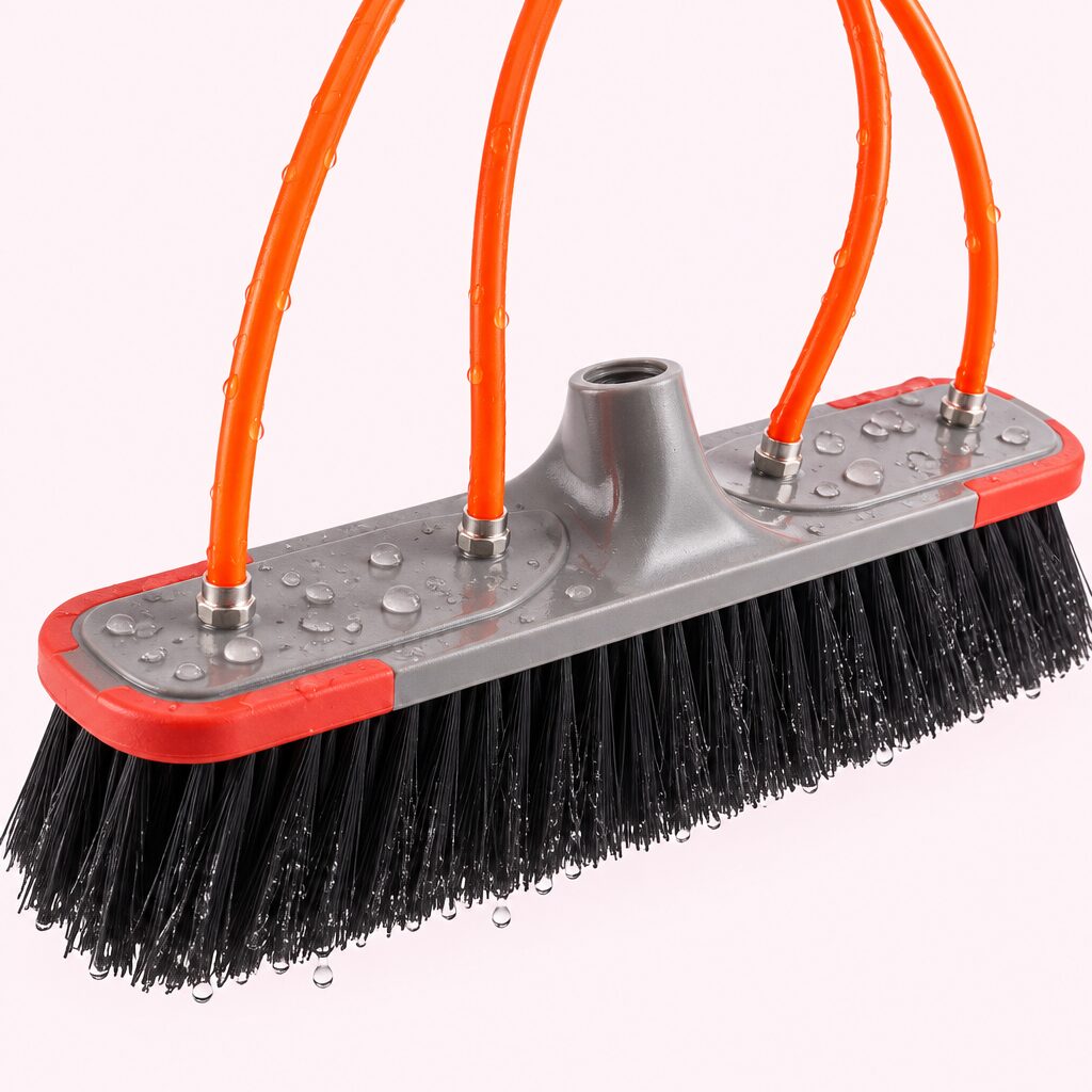Brosse télescopique à eau 7 m, vue détaillée