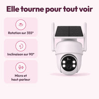 Caméra solaire Wi-Fi : caractéristiques