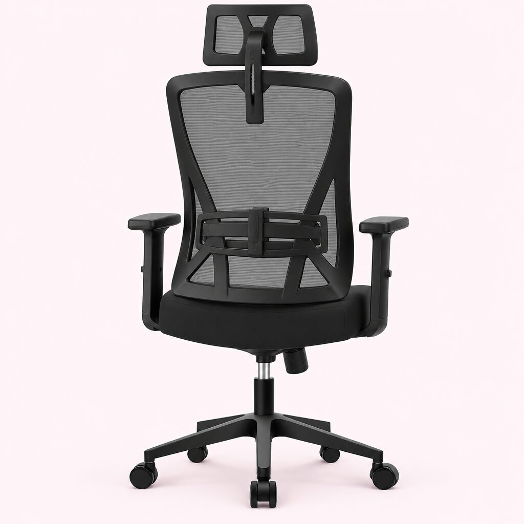 Chaise de bureau ergonomique, vue détaillée