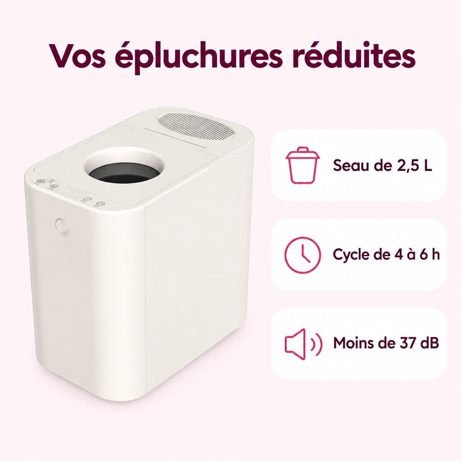 Un seau de restes, réduit en une nuit