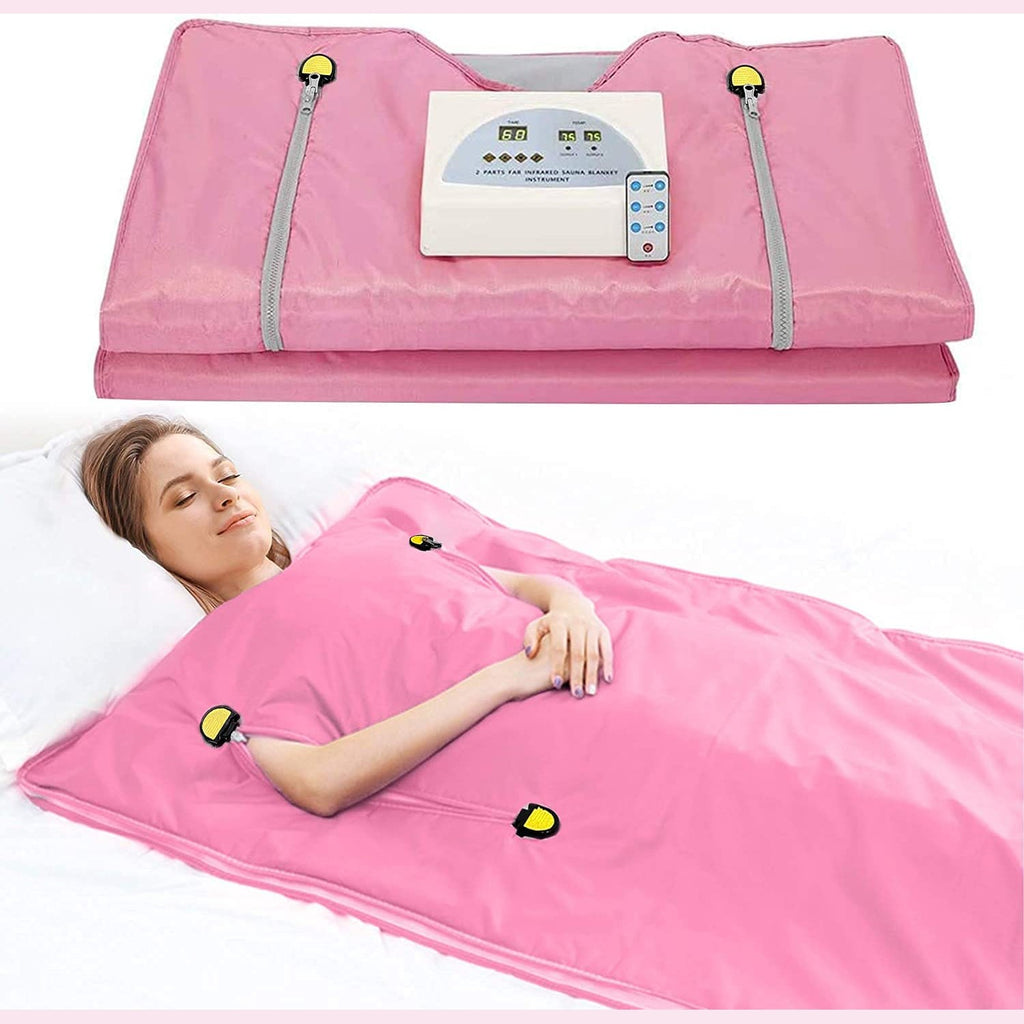 Couverture sauna infrarouge, rose