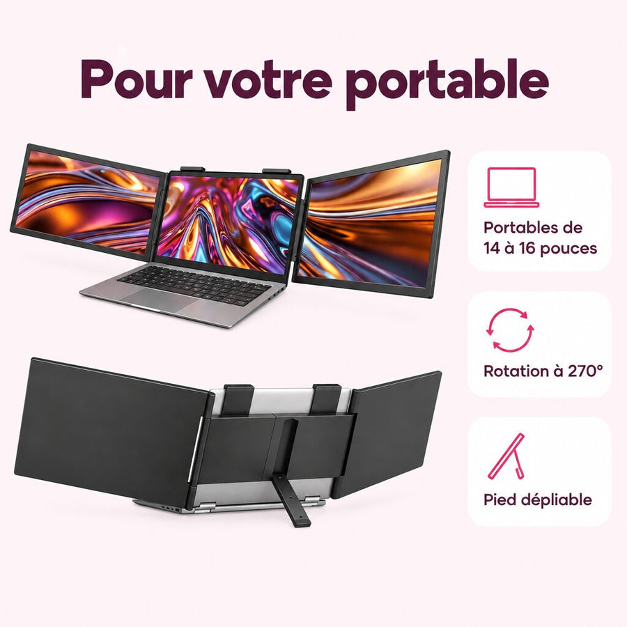 Fait pour les portables de 14 à 16 pouces