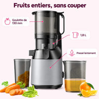 Extracteur de jus vertical : caractéristiques