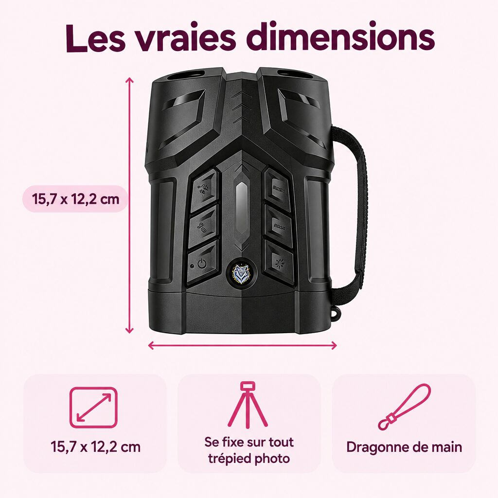 Jumelles de vision nocturne : caractéristiques