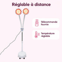 Lampe infrarouge double tête : caractéristiques