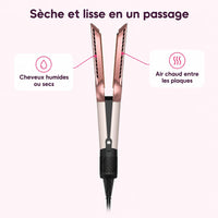 Lisseur séchant 2 en 1 : caractéristiques