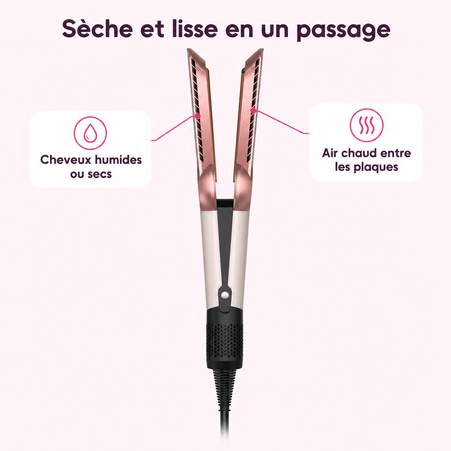 Sèche et lisse en un passage