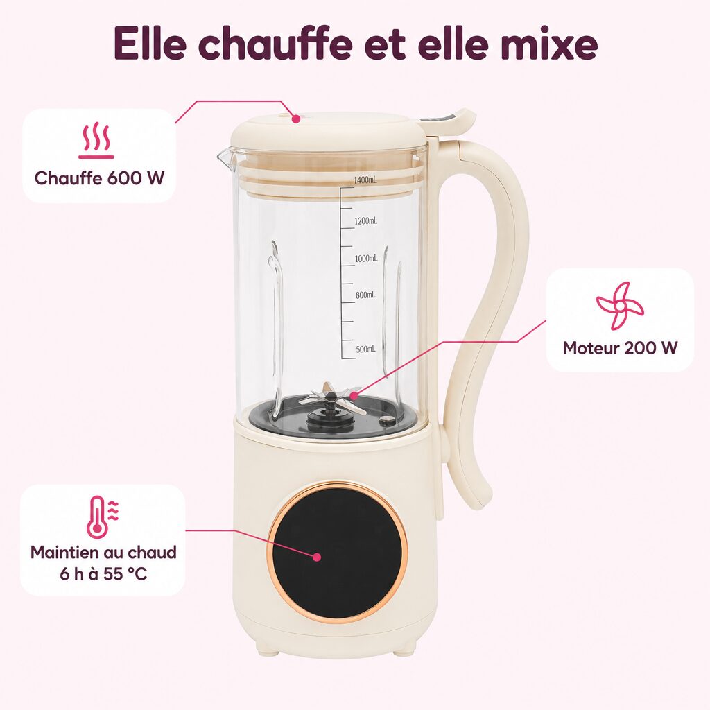 Machine à lait végétal : caractéristiques