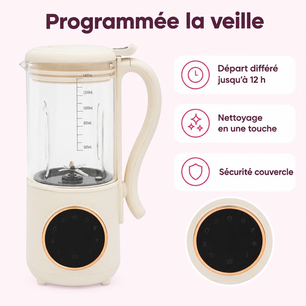 Machine à lait végétal : caractéristiques