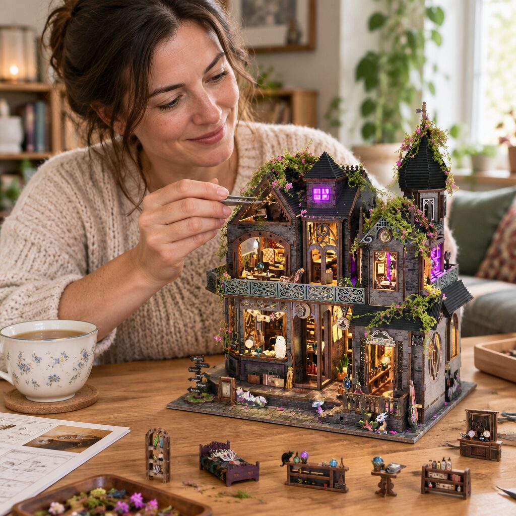 Château magique en utilisation