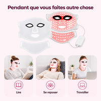 Masque LED visage et cou : caractéristiques