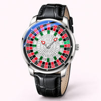 Montre à cadran roulette