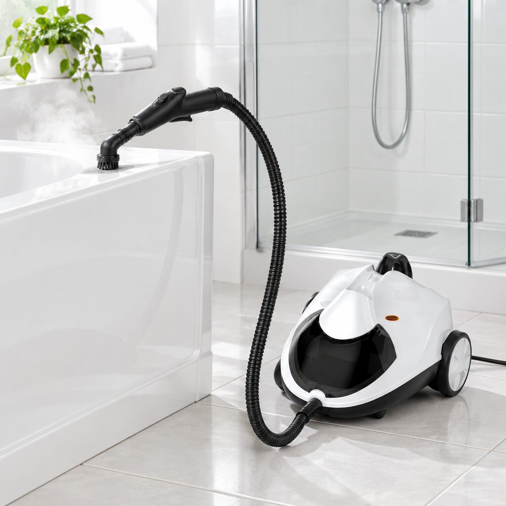 Nettoyeur vapeur multifonction en situation
