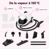 Nettoyeur vapeur multifonction : caractéristiques