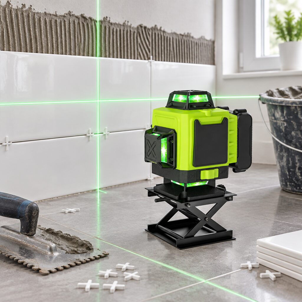 Niveau laser 16 lignes en situation