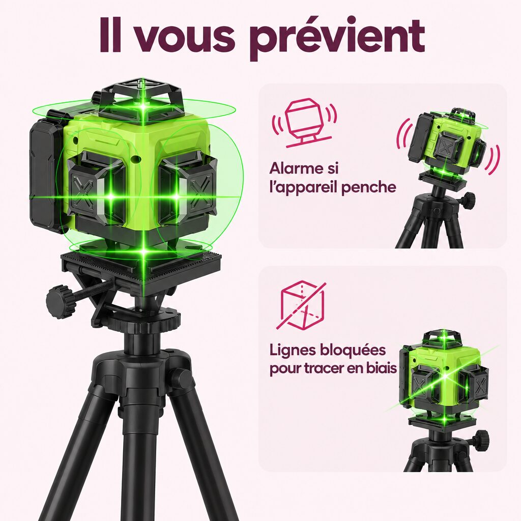 Niveau laser 16 lignes : caractéristiques