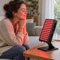 Panneau de lumière rouge en utilisation