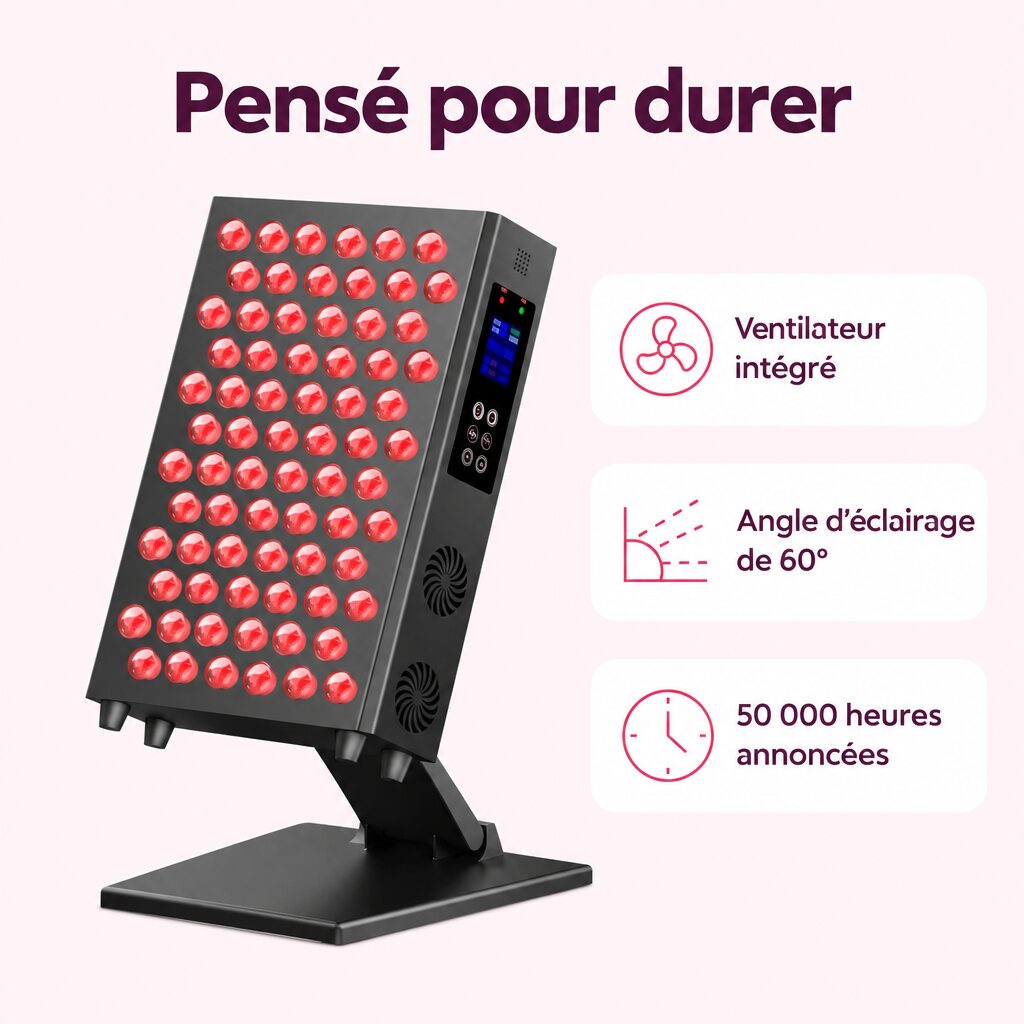 Panneau de lumière rouge : caractéristiques