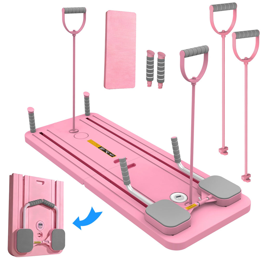 Planche de Pilates pliable, rose