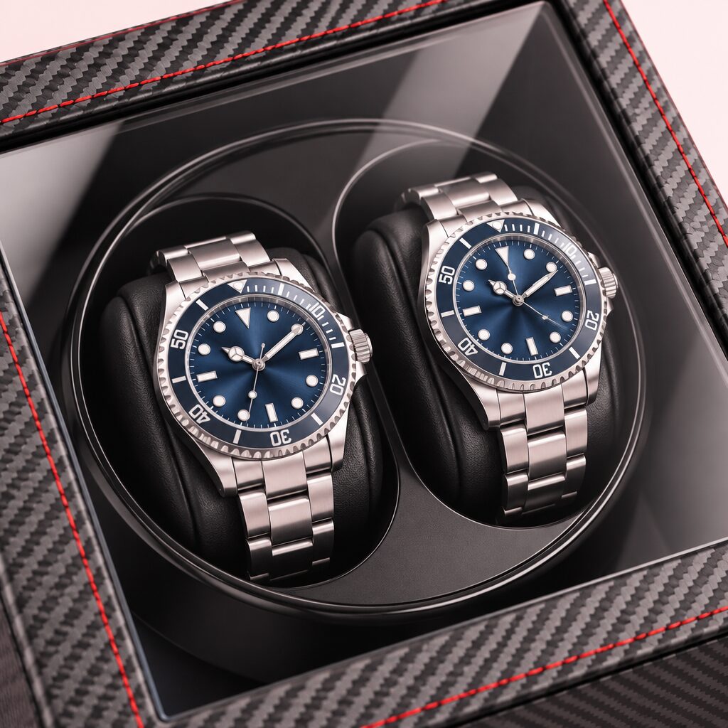 Remontoir pour 2 montres, vue détaillée
