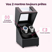 Remontoir pour 2 montres : caractéristiques