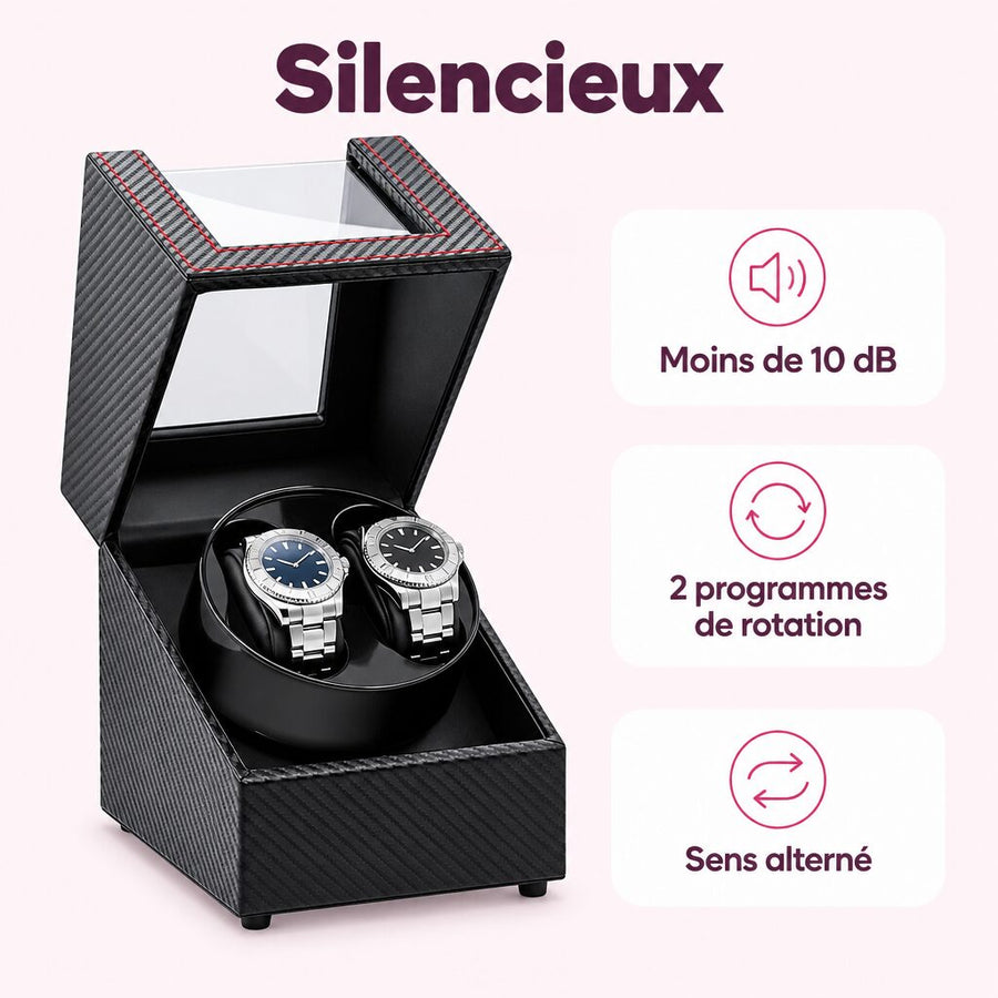 Il travaille sans bruit