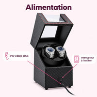 Remontoir pour 2 montres : caractéristiques