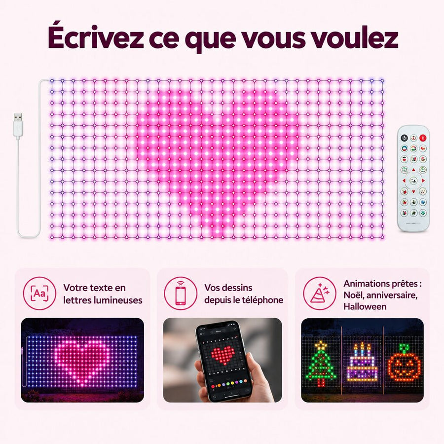 Vos mots en lumière