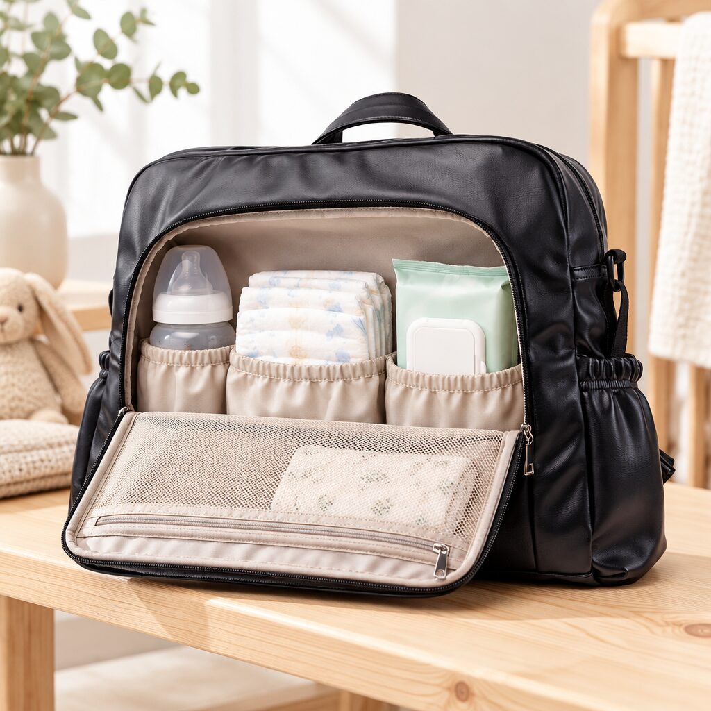 Sac à langer en situation