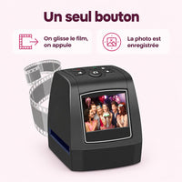 Scanner de diapositives : caractéristiques