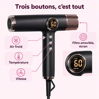 Sèche-cheveux ionique : caractéristiques