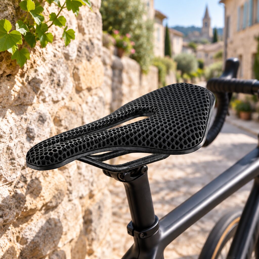 Selle de vélo 3D en situation