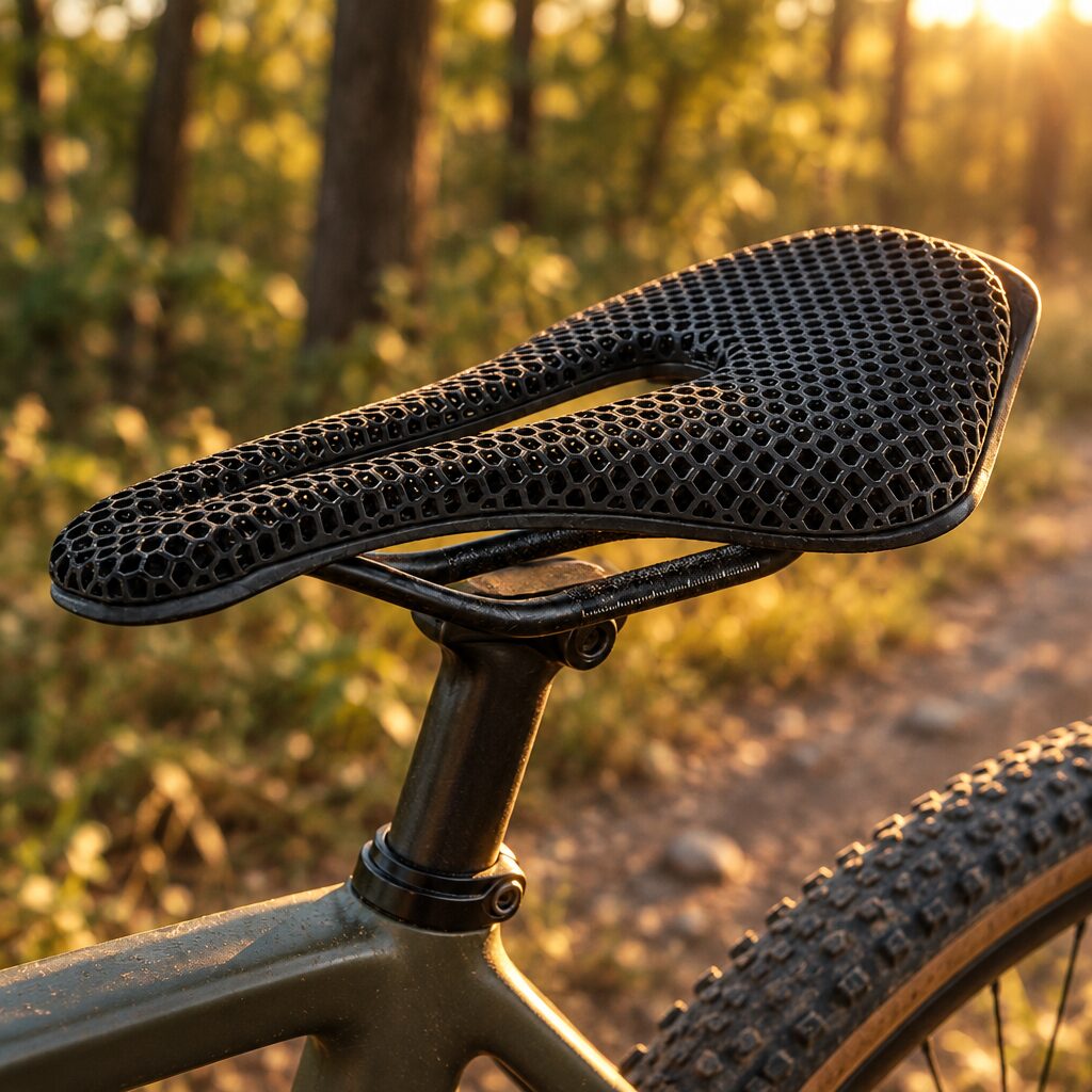 Selle de vélo 3D en situation