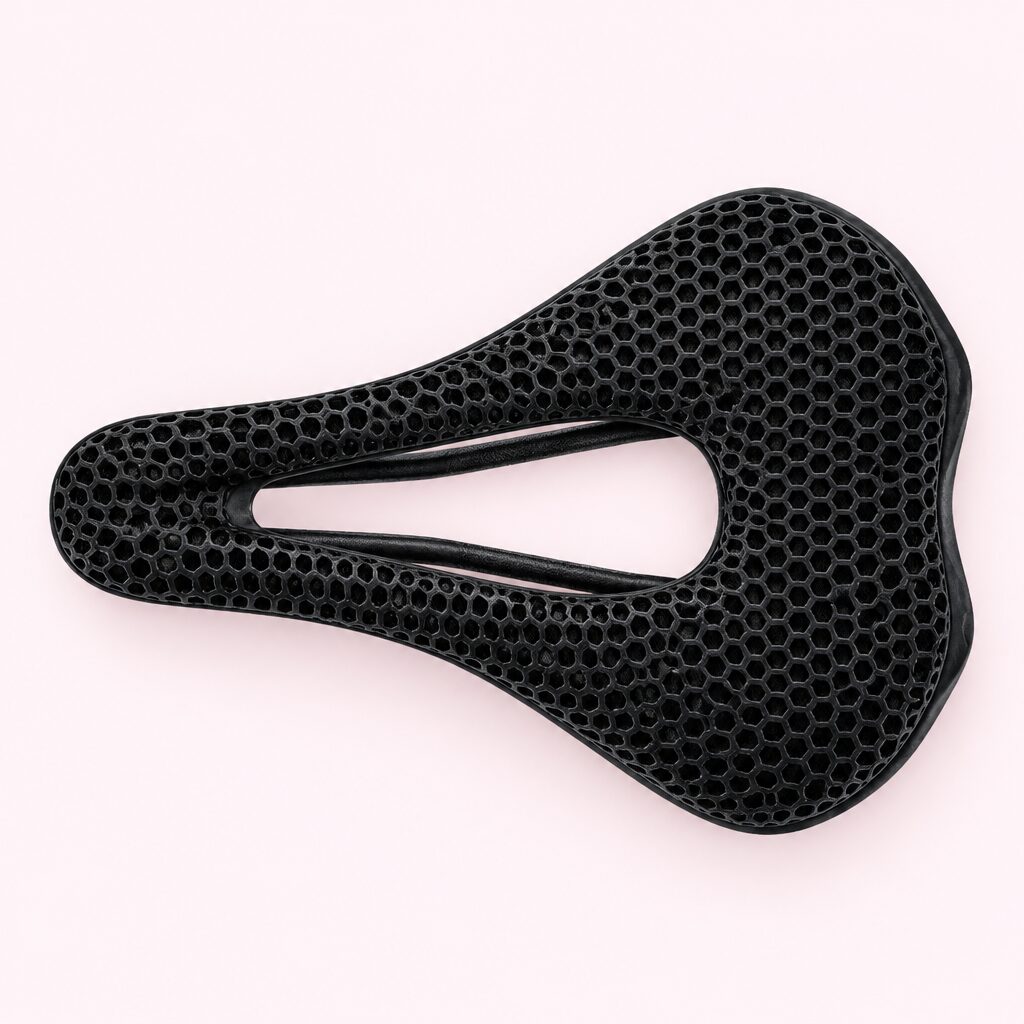 Selle de vélo 3D, vue détaillée