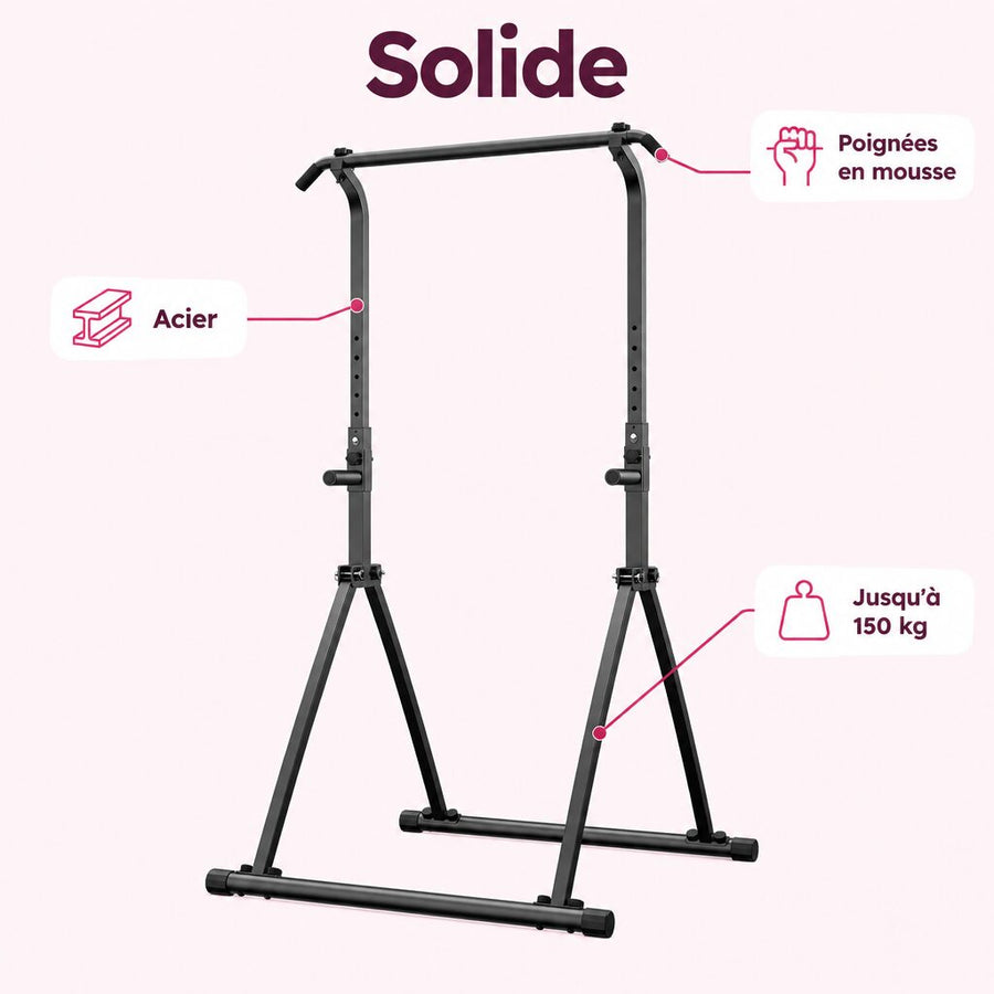 De l'acier, jusqu'à 150 kg
