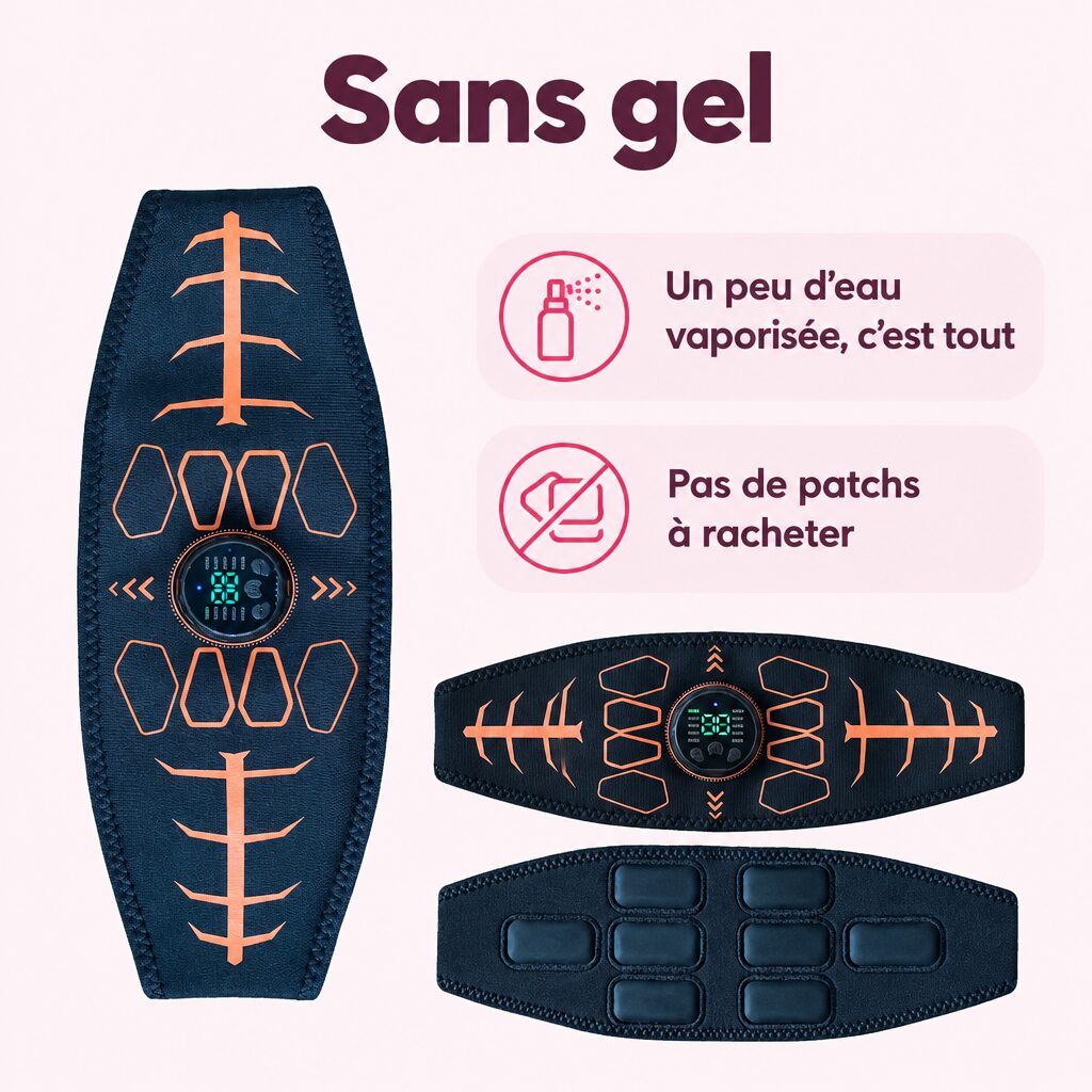 Kit EMS ventre et bras : caractéristiques