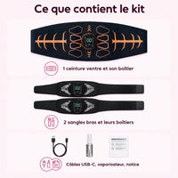 Kit EMS ventre et bras : caractéristiques