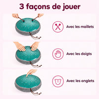Tambour à languettes : caractéristiques