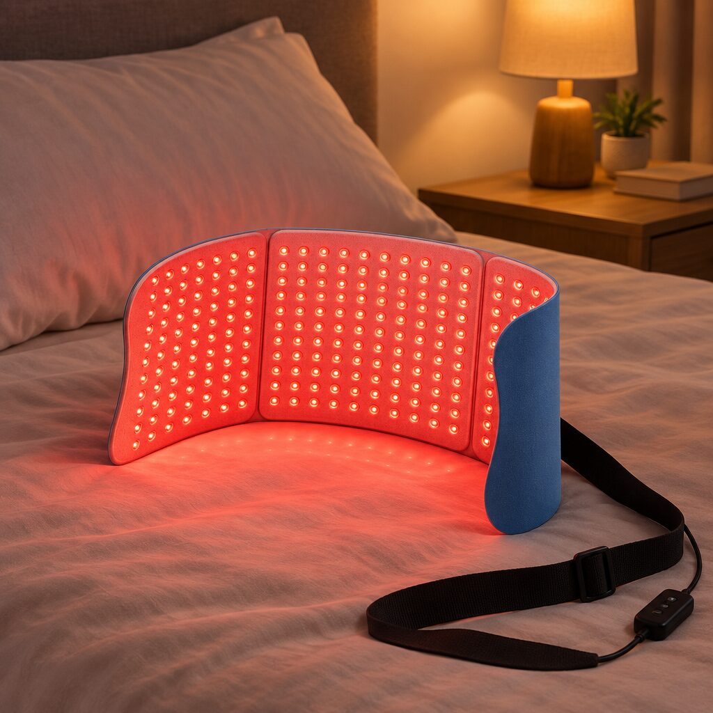 Tapis de lumière rouge en situation