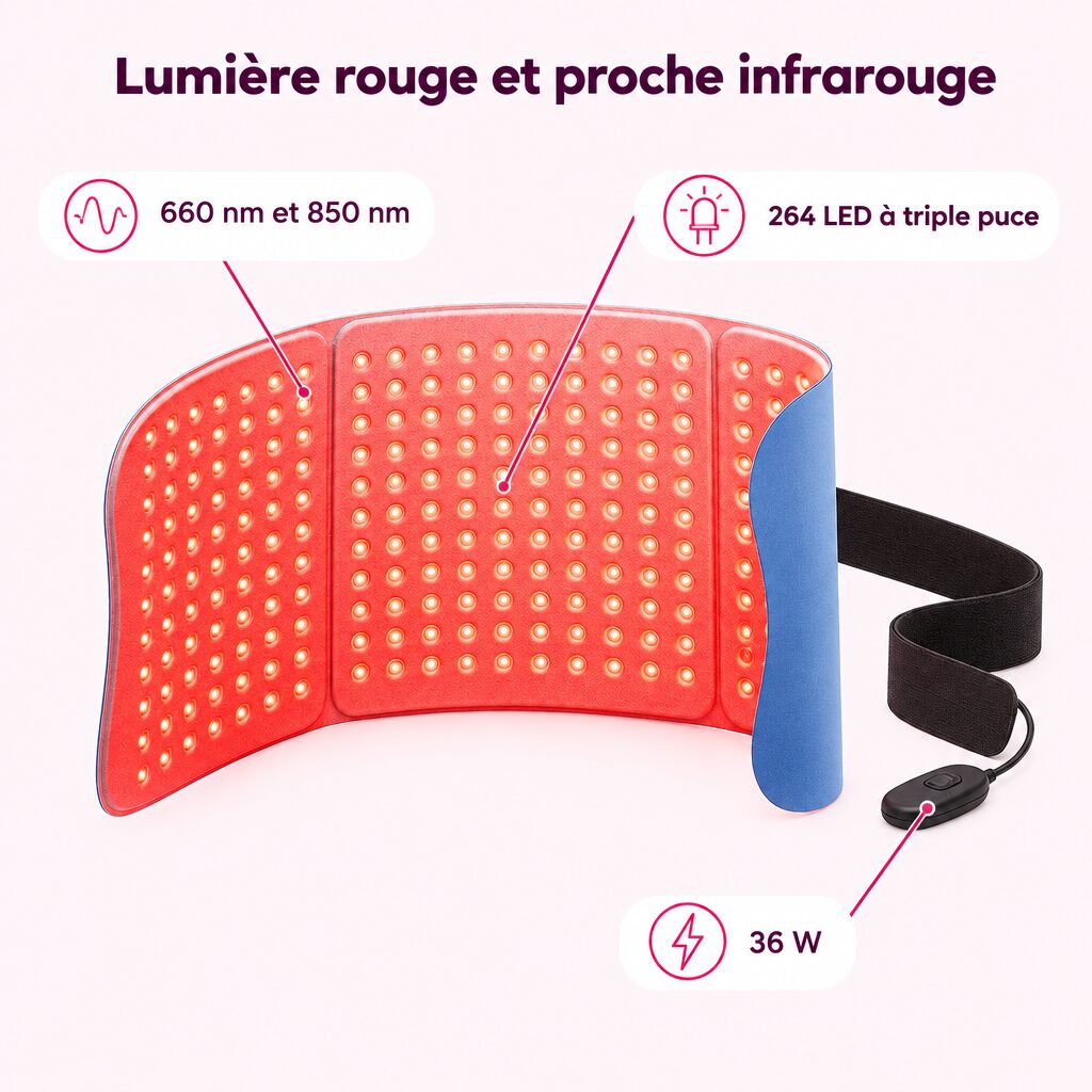Tapis de lumière rouge : caractéristiques