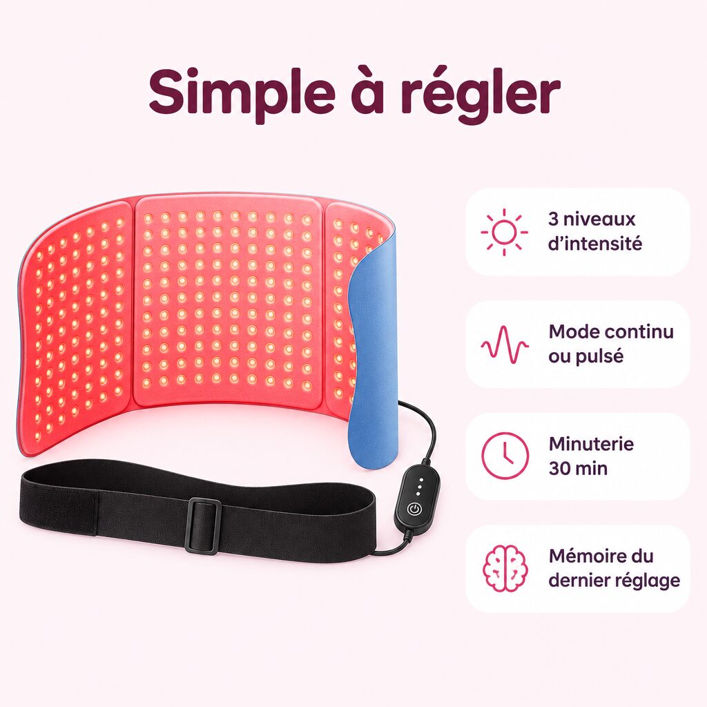 Tapis de lumière rouge : caractéristiques
