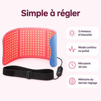 Tapis de lumière rouge : caractéristiques