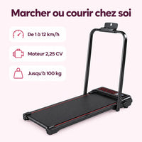 Tapis de marche pliable avec pente : caractéristiques