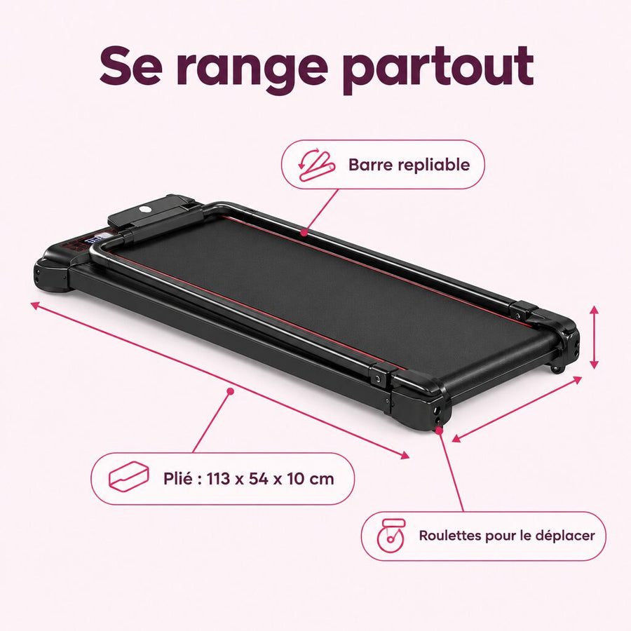 Plié, il fait 10 cm d'épaisseur